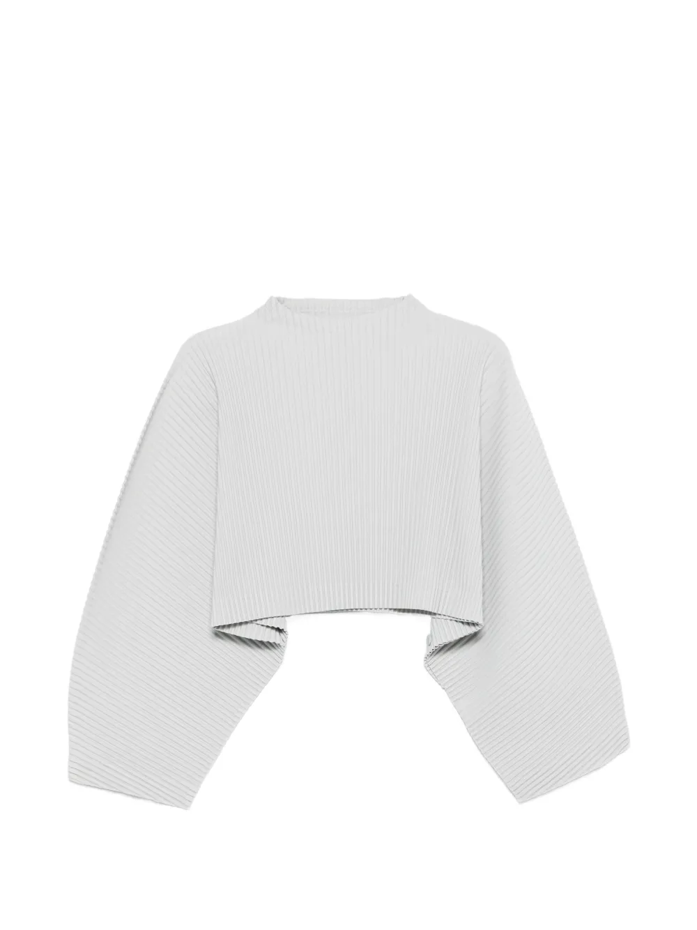Homme Plissé Issey Miyake pleated top - Grigio
