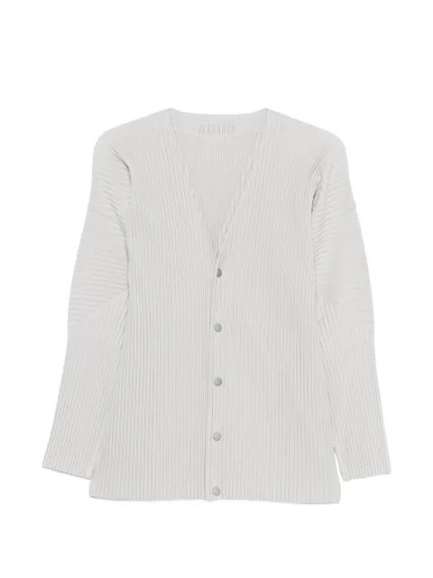 Homme Plissé Issey Miyake maille plissée à boutonnière