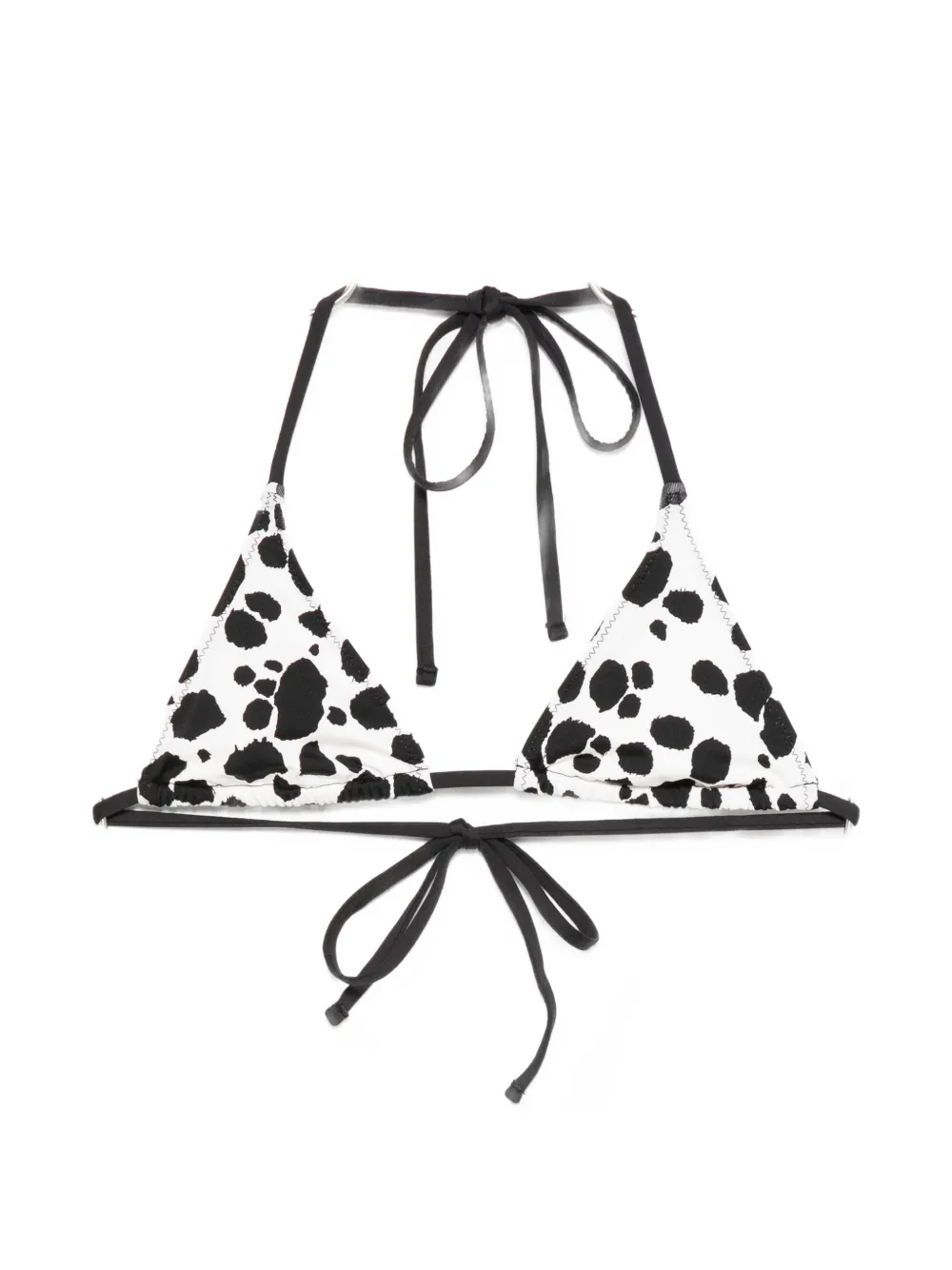 Frankies Bikinis Paradise triangle bikini top - Bianco