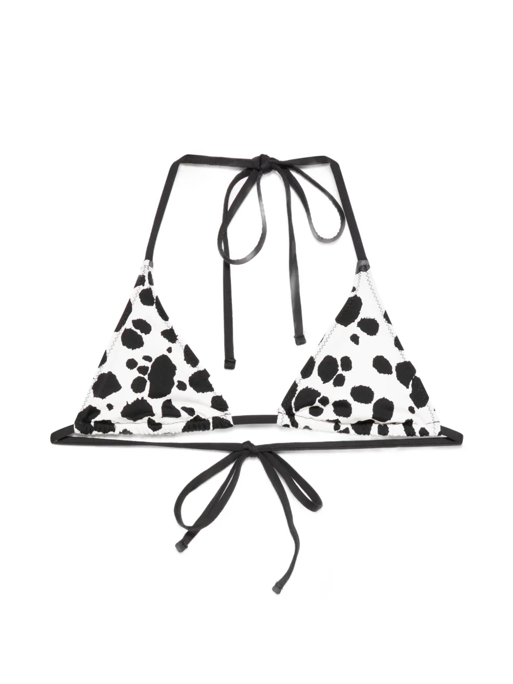 Frankies Bikinis Paradise triangle bikini top - Bianco