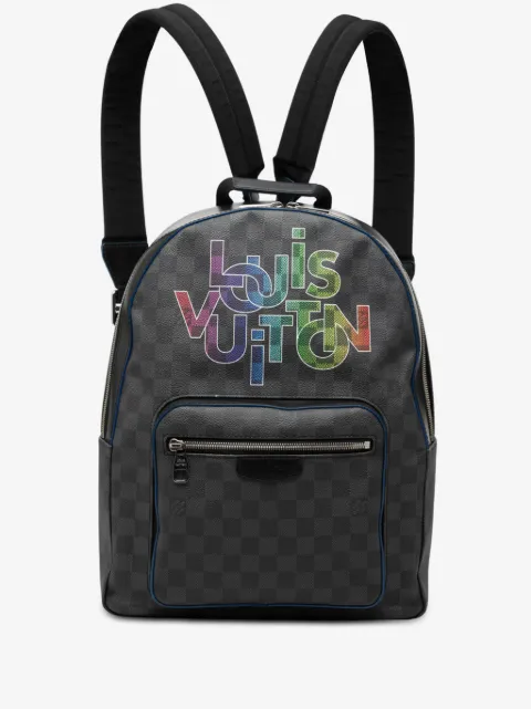 Louis Vuitton Pre-Owned 2019 Limited Edition Damier Graphite Logo Rainbow Josh backpack