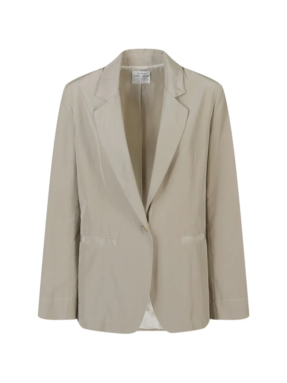 Forte Forte long-sleeves blazer - Toni neutri
