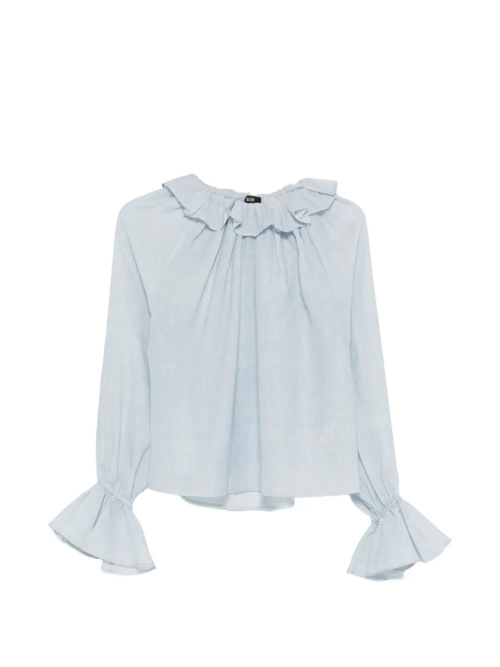 Eleh ruffled-sleeve blouse - Grigio