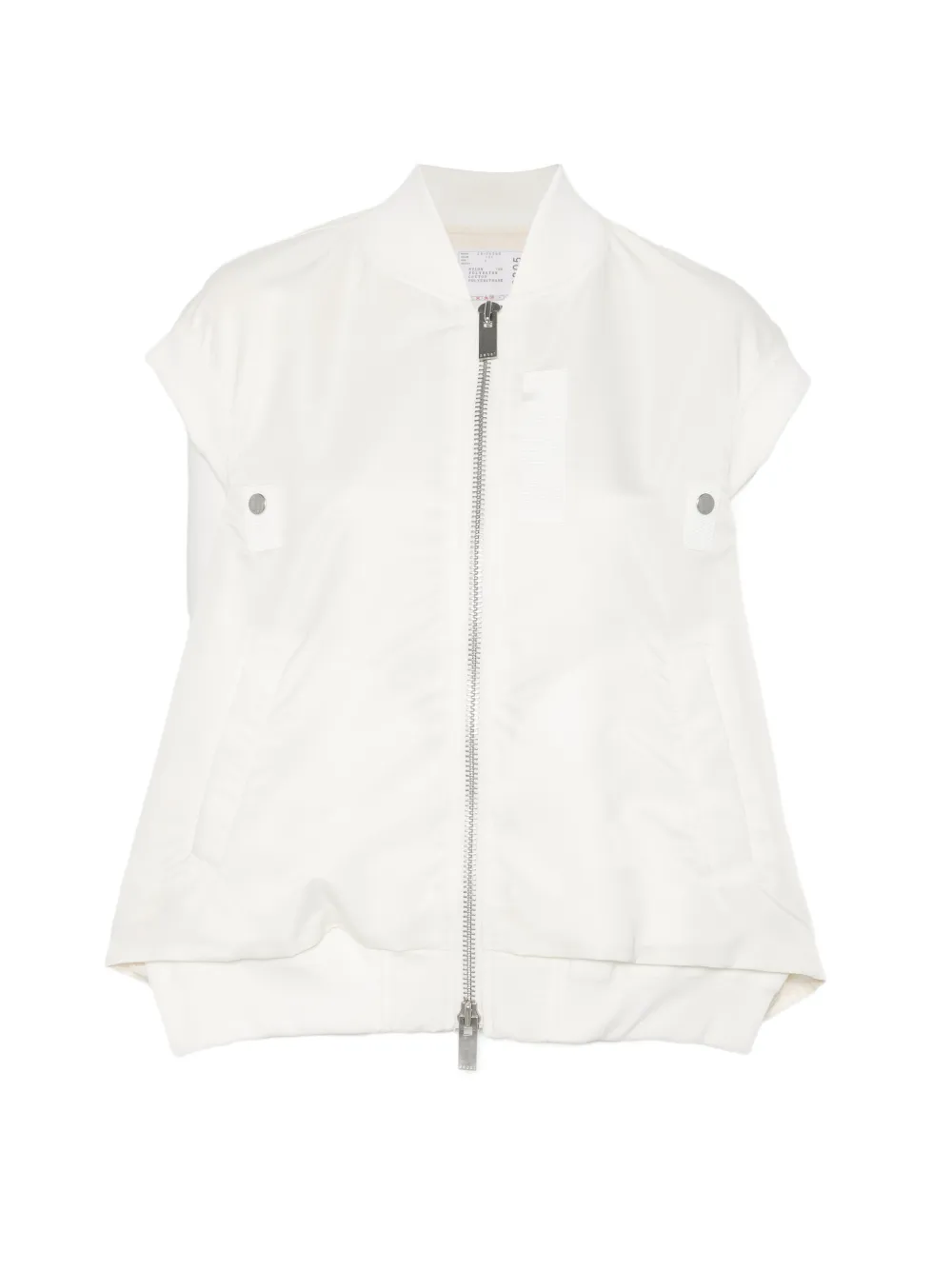 sacai zip gilet - Toni neutri