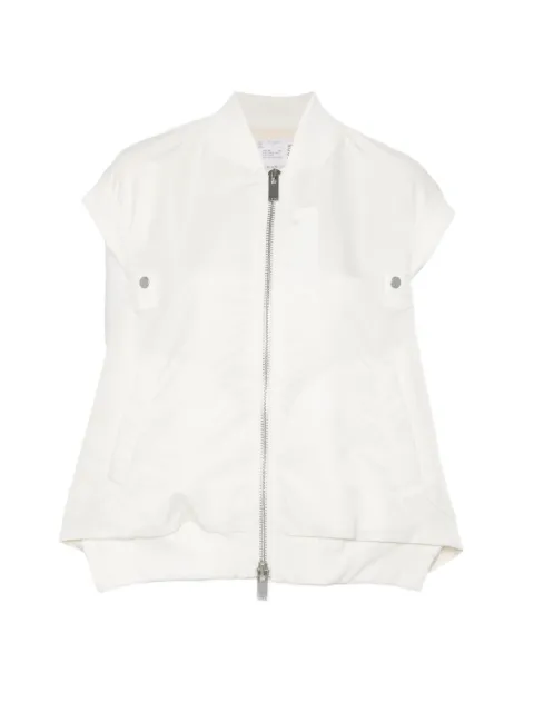 sacai zip gilet