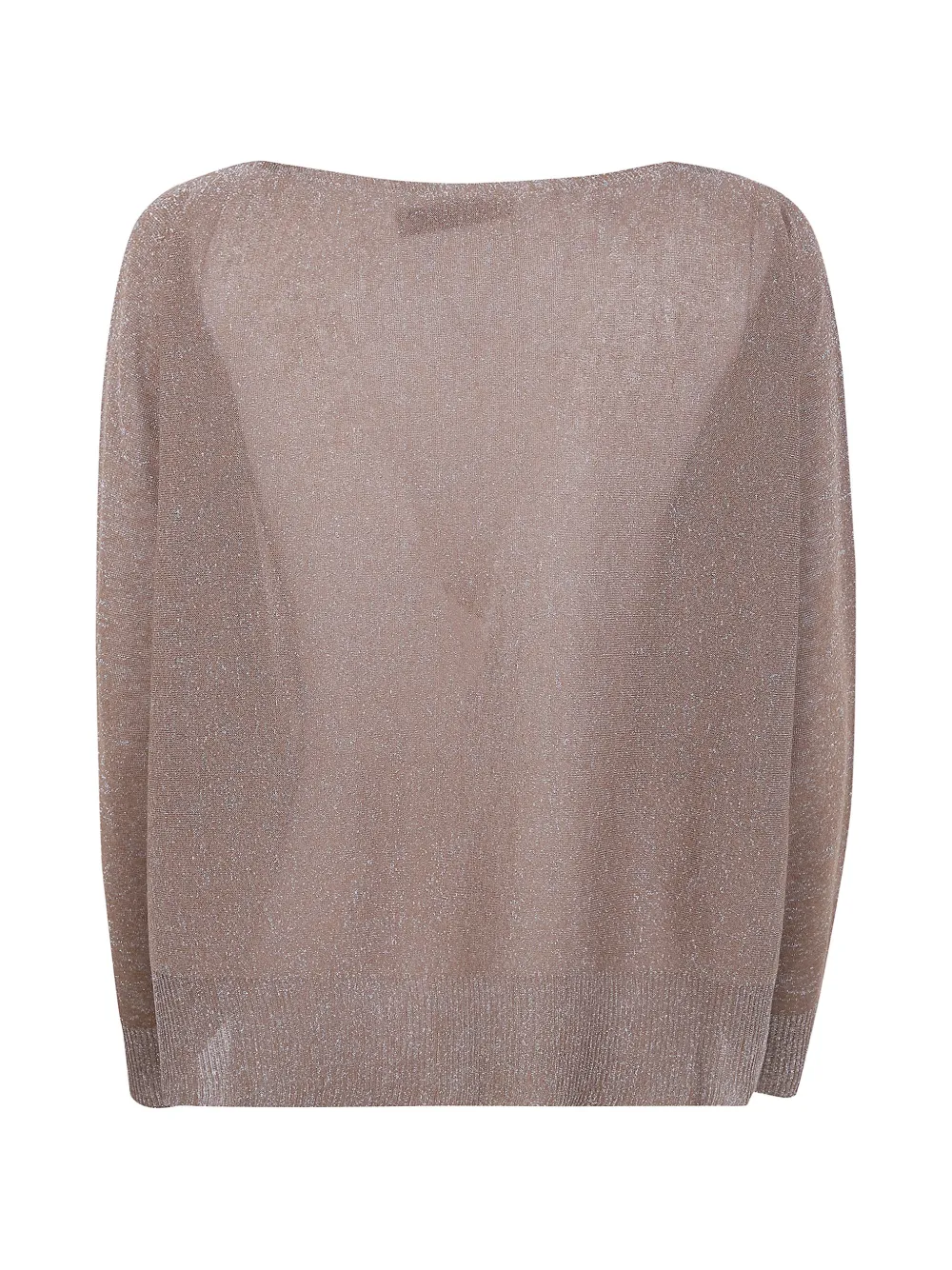  D.exterior Boat-neck Sweater - Neutrals 