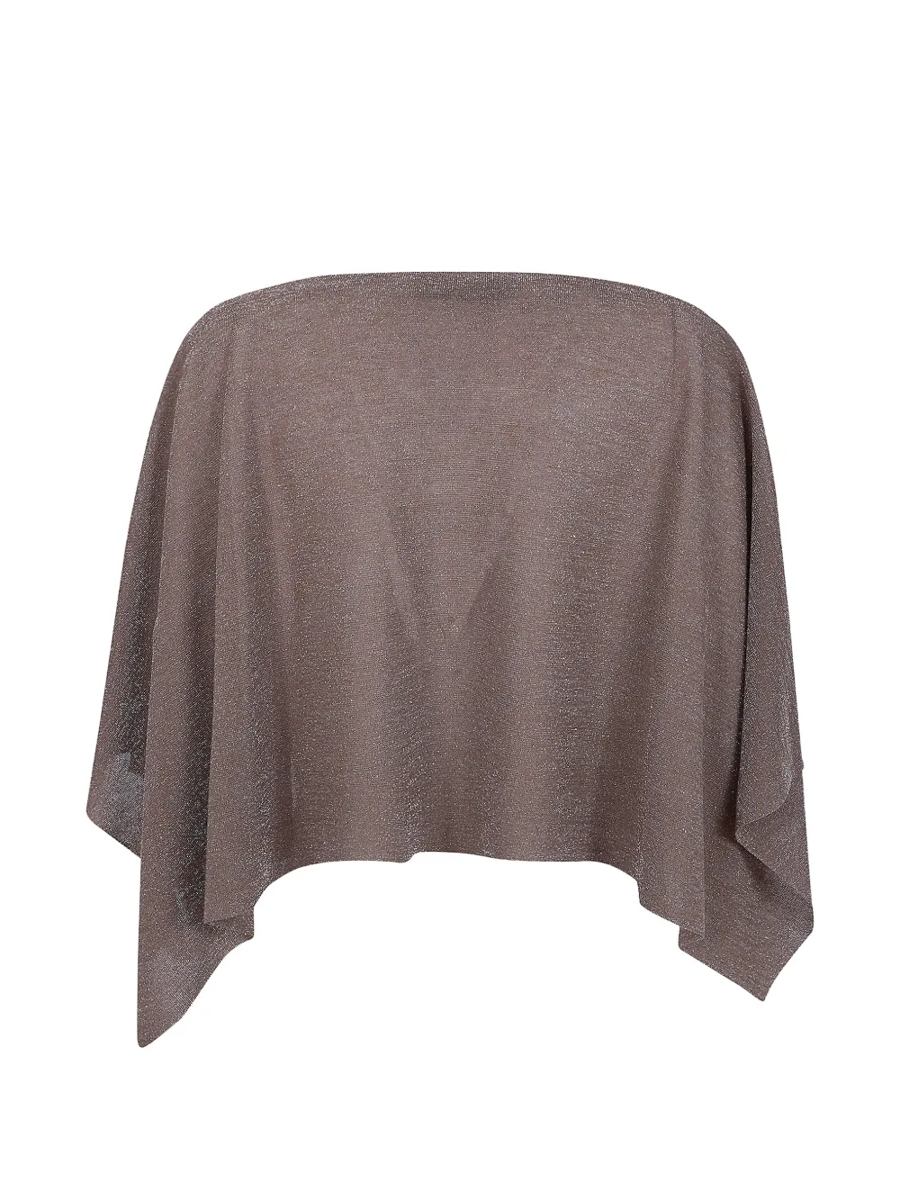 D.exterior Lurex-embellishment Cape - Brown 
