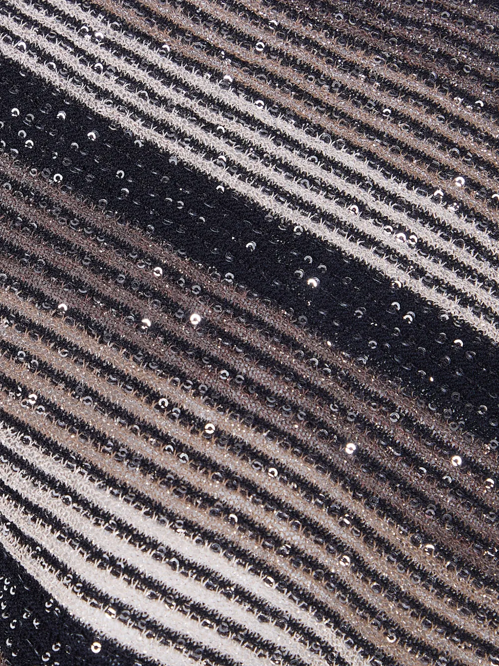  D.exterior Stripe-pattern Top - Black 