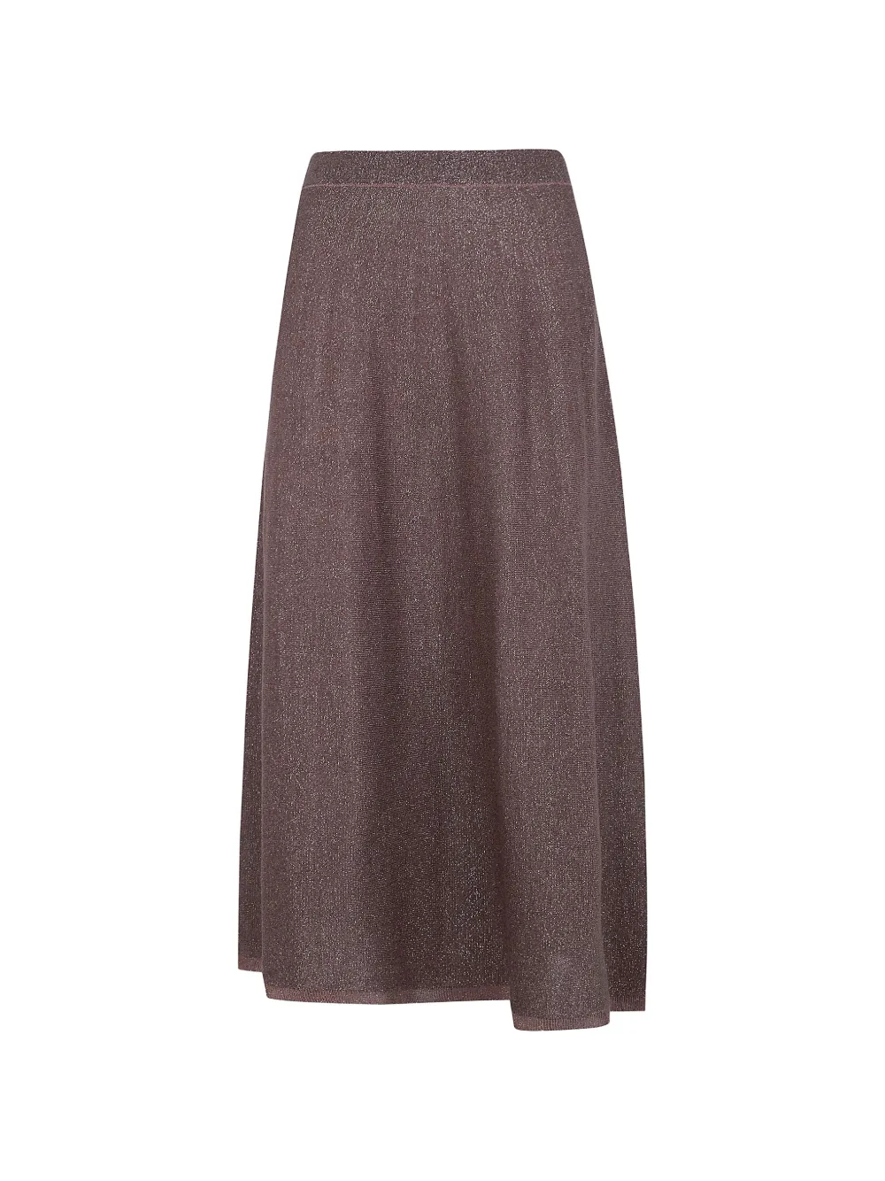 D.Exterior A-line maxi skirt - Marrone