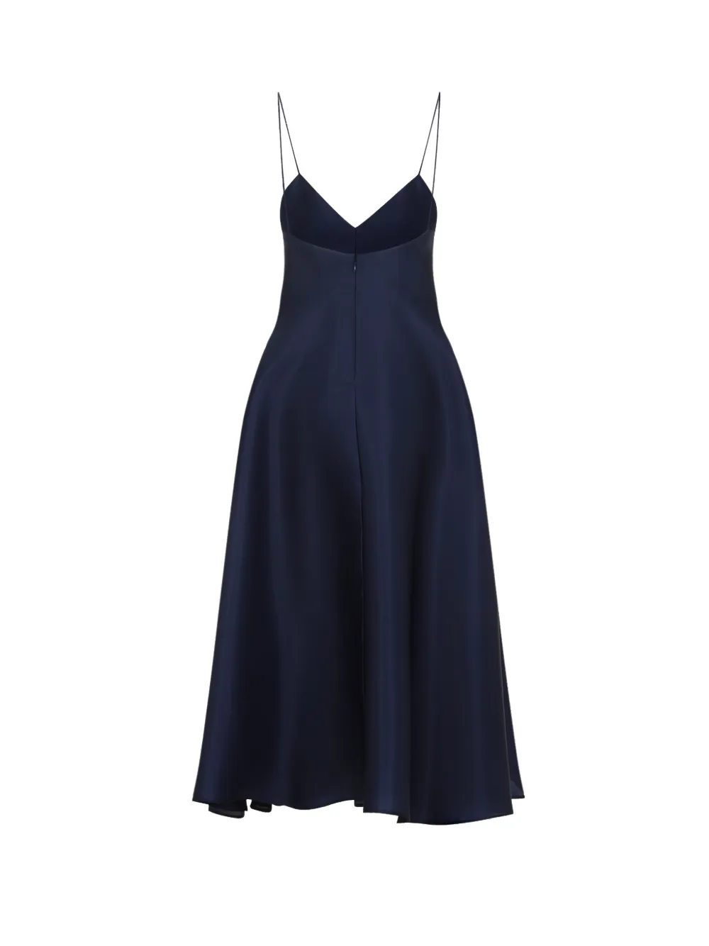 Alberta Ferretti Midi-jurk met V-hals Blauw