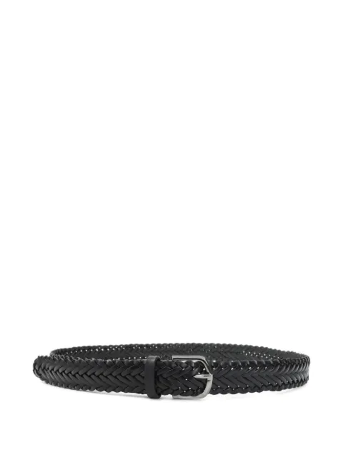 Giorgio Armani braided leather belt