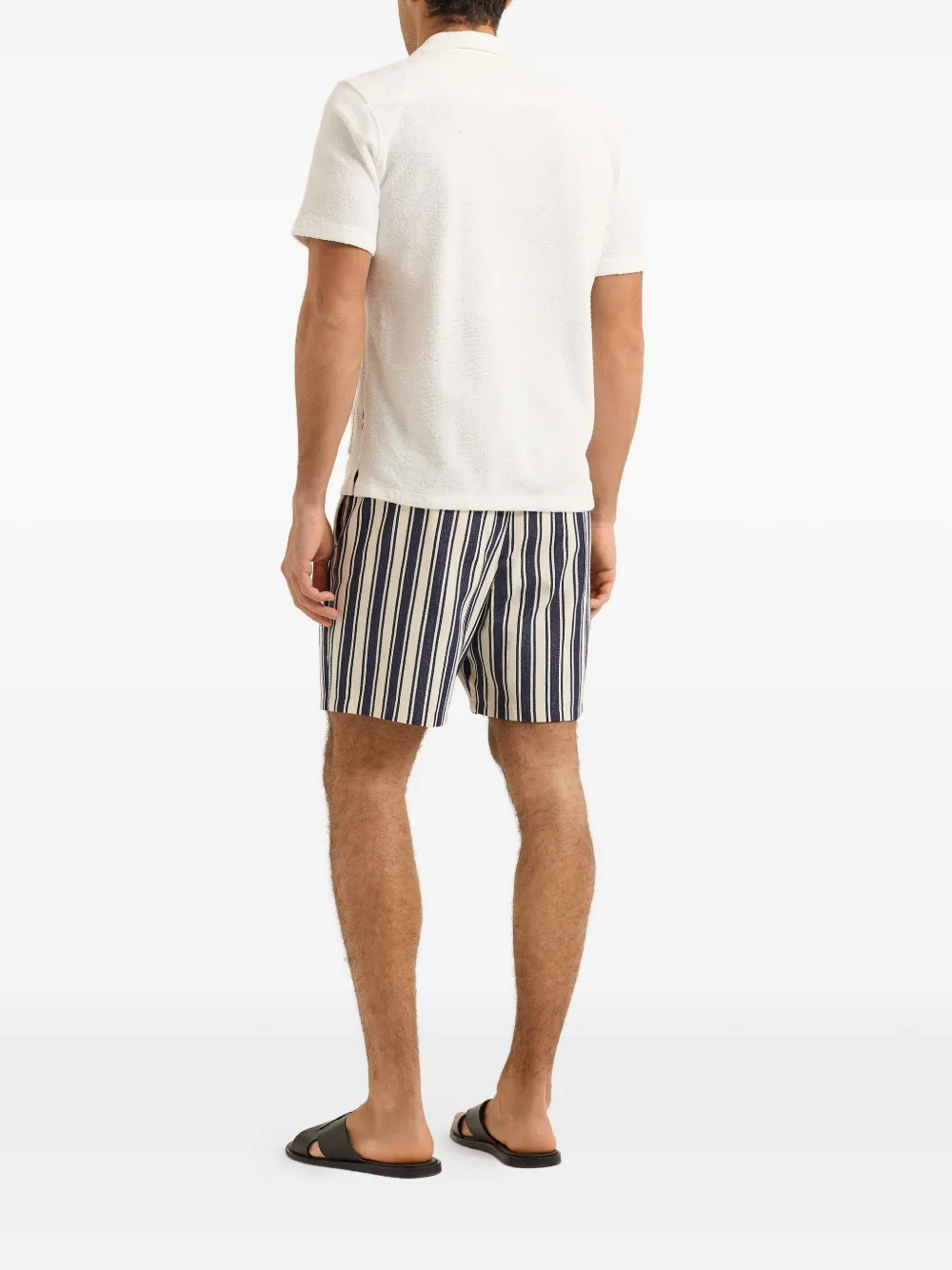 Orlebar Brown Alex gestreepte shorts Blauw