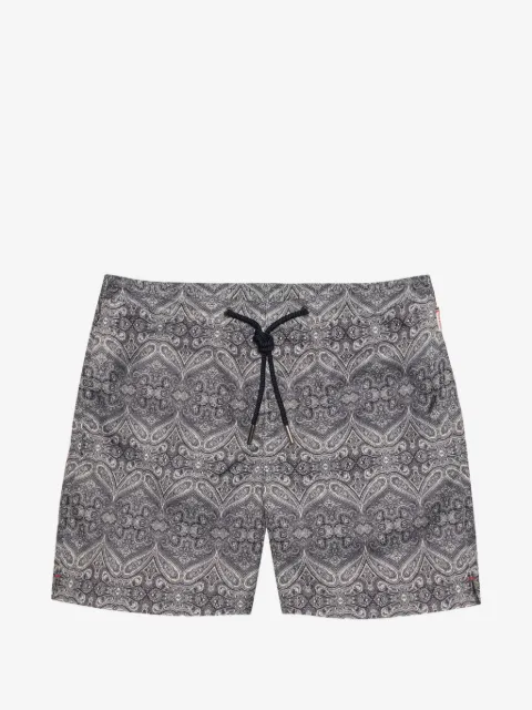 Orlebar Brown Bulldog drawcord patterned swim shorts
