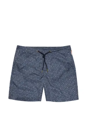 FENDI Monogram Swim Shorts | Blue | FARFETCH CA