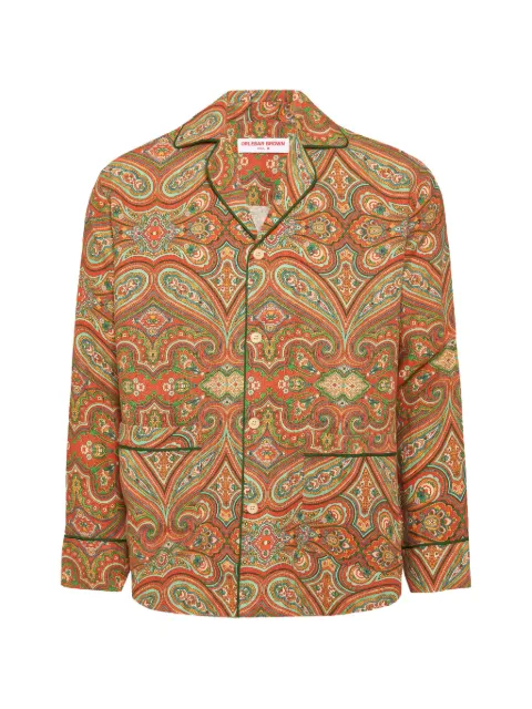 Orlebar Brown Murray paisley shirt
