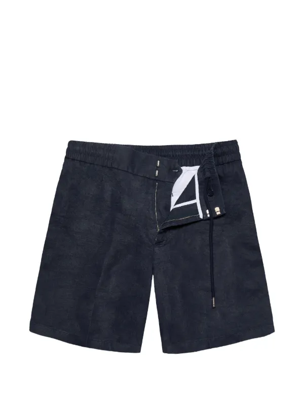 Orlebar Brown Cornell Linen Shorts in Blue