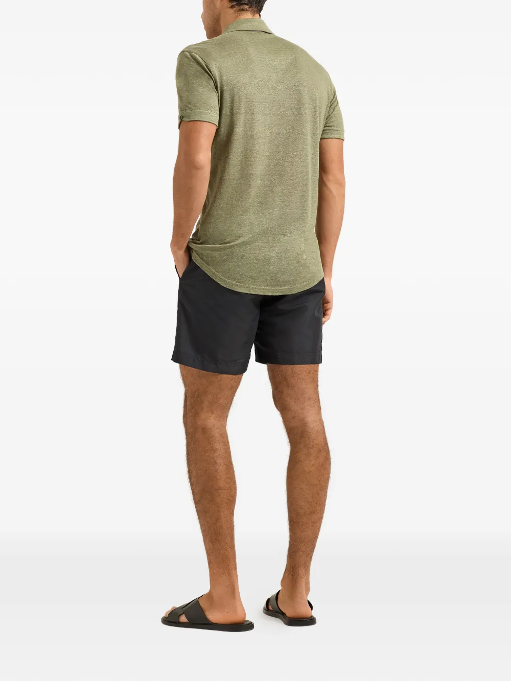 Orlebar Brown Poloshirt met korte mouwen Groen