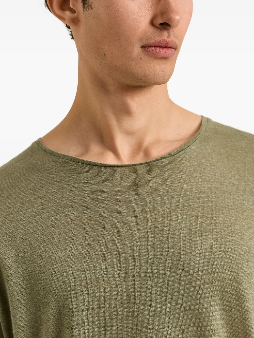 Orlebar Brown T-shirt met lange mouwen Groen