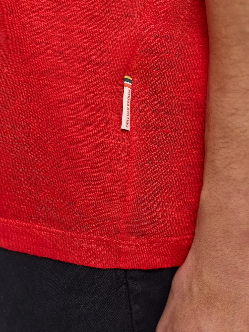 Orlebar Brown T-shirt met ronde hals Rood