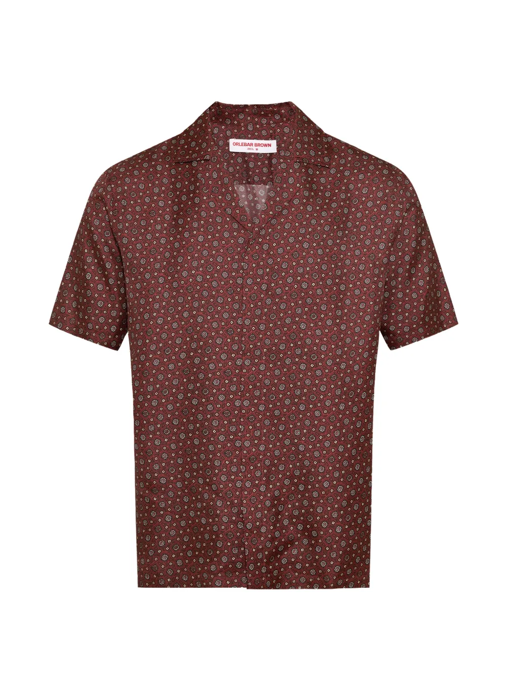 Orlebar Brown Maitan floral-print shirt - Rosso