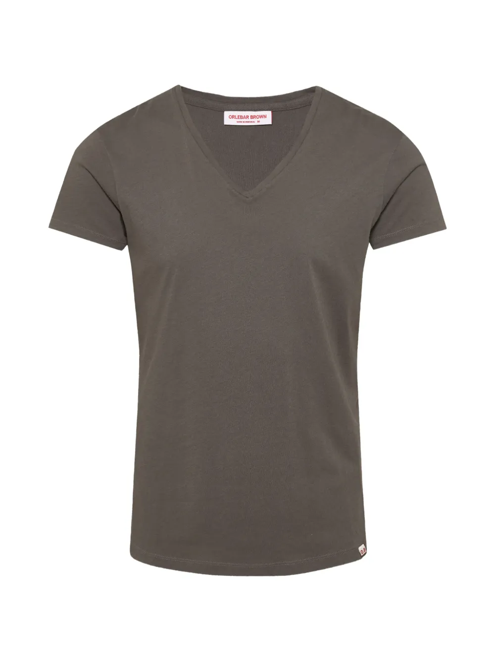 Orlebar Brown OB-V short-sleeve V-neck T-shirt - Grigio