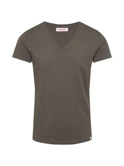 Orlebar Brown playera OB-V manga corta con cuello en V