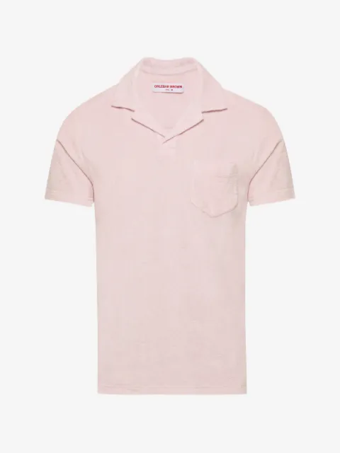 Orlebar Brown T-shirt med lomme i frotté