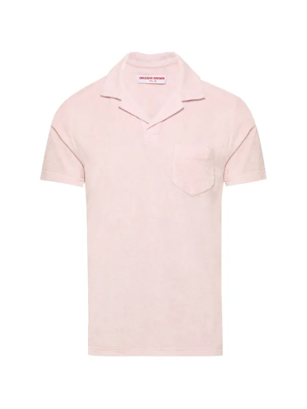 Orlebar Brown Terry Pocket T-shirt in Pink
