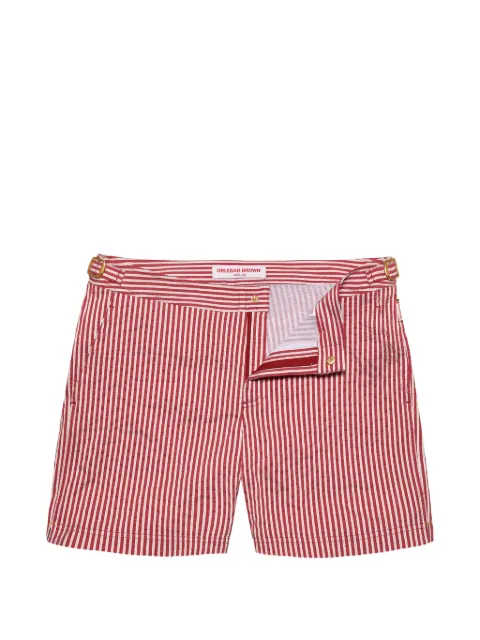 Orlebar Brown Bulldog striped classic swim shorts