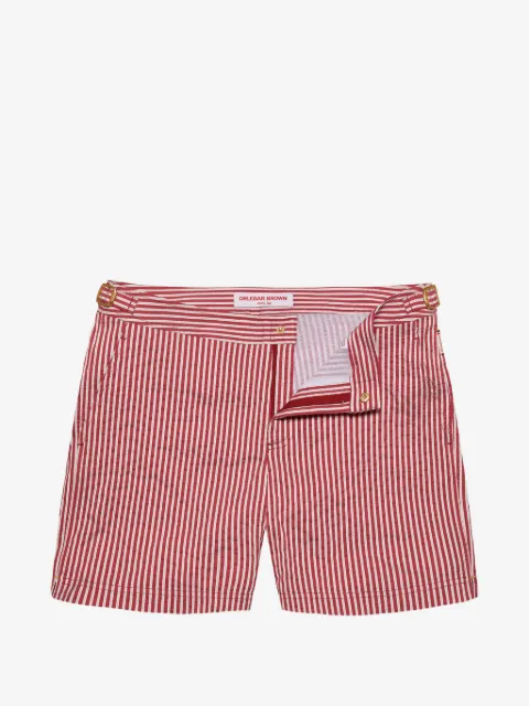 Orlebar Brown Bulldog striped classic swim shorts