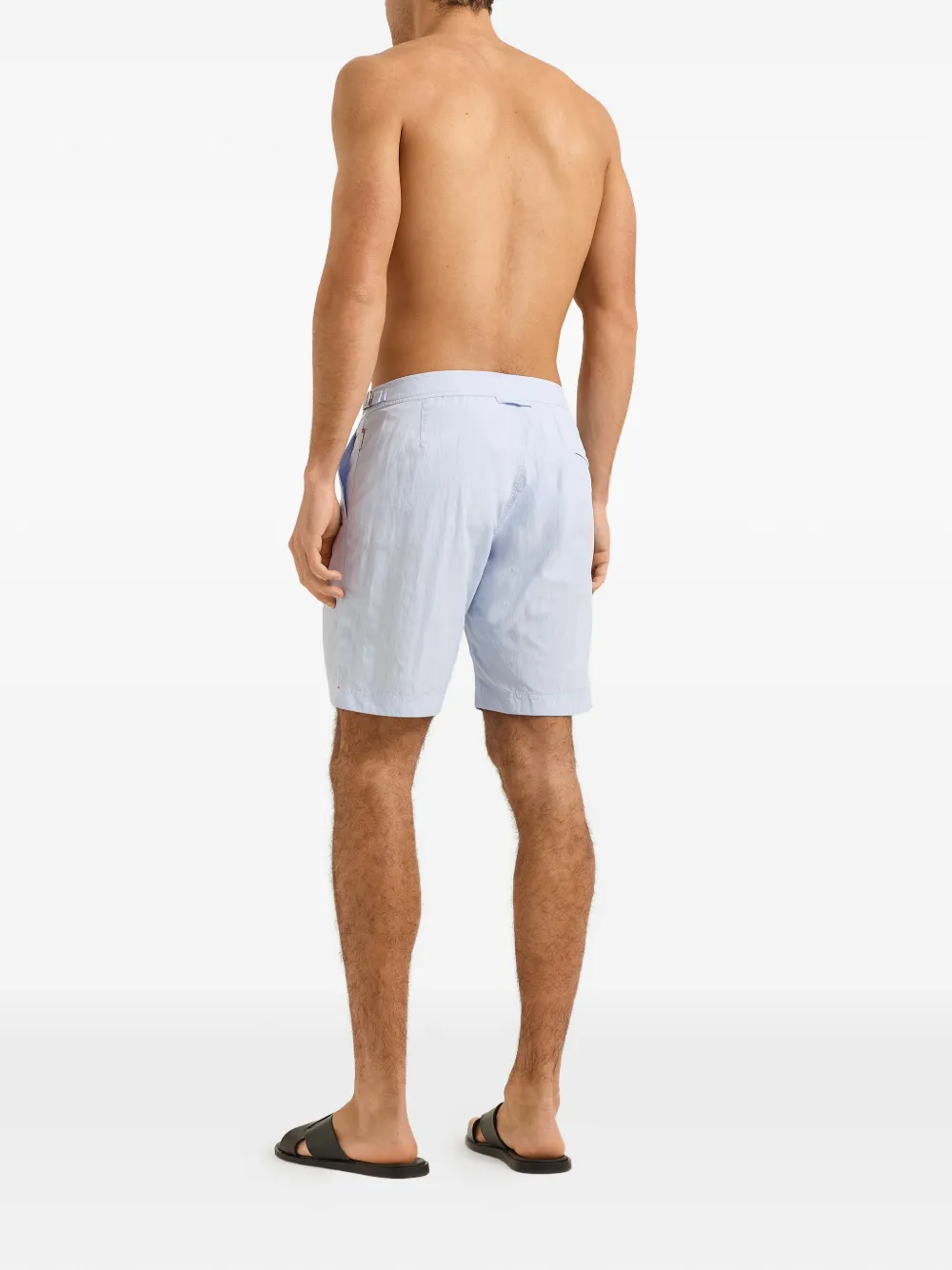 Orlebar Brown Dane zwembroek met gesp Blauw