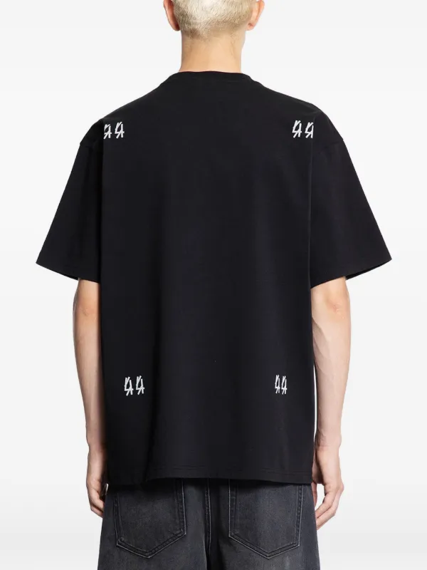 44 LABEL GROUP Jersey T-shirt | Black | FARFETCH