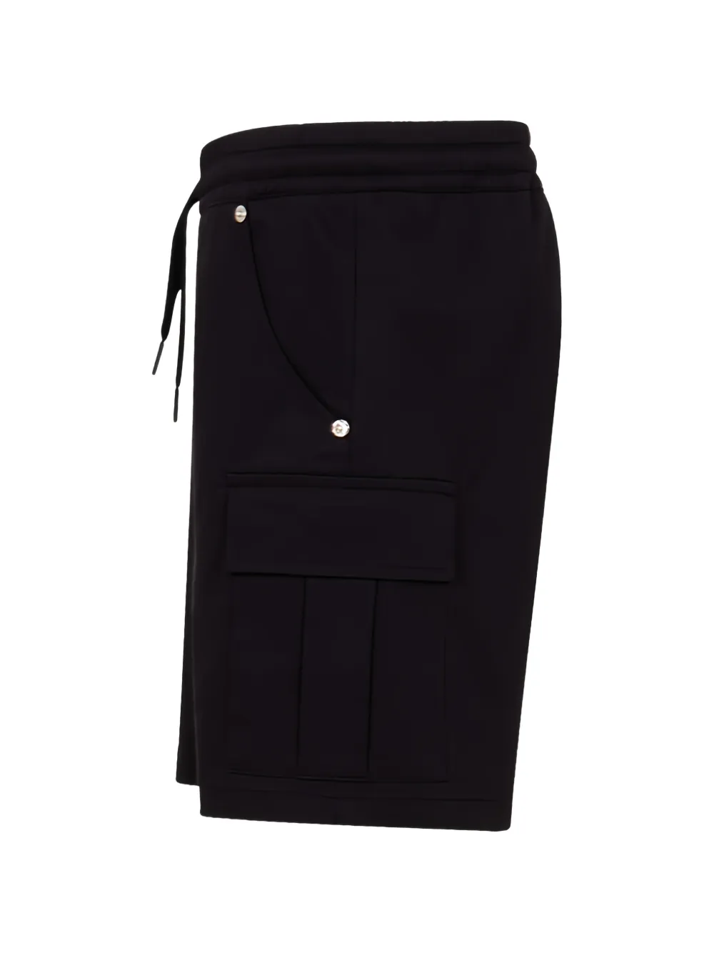  Msgm Kids Drawstring-waist Bermuda Shorts - Black 