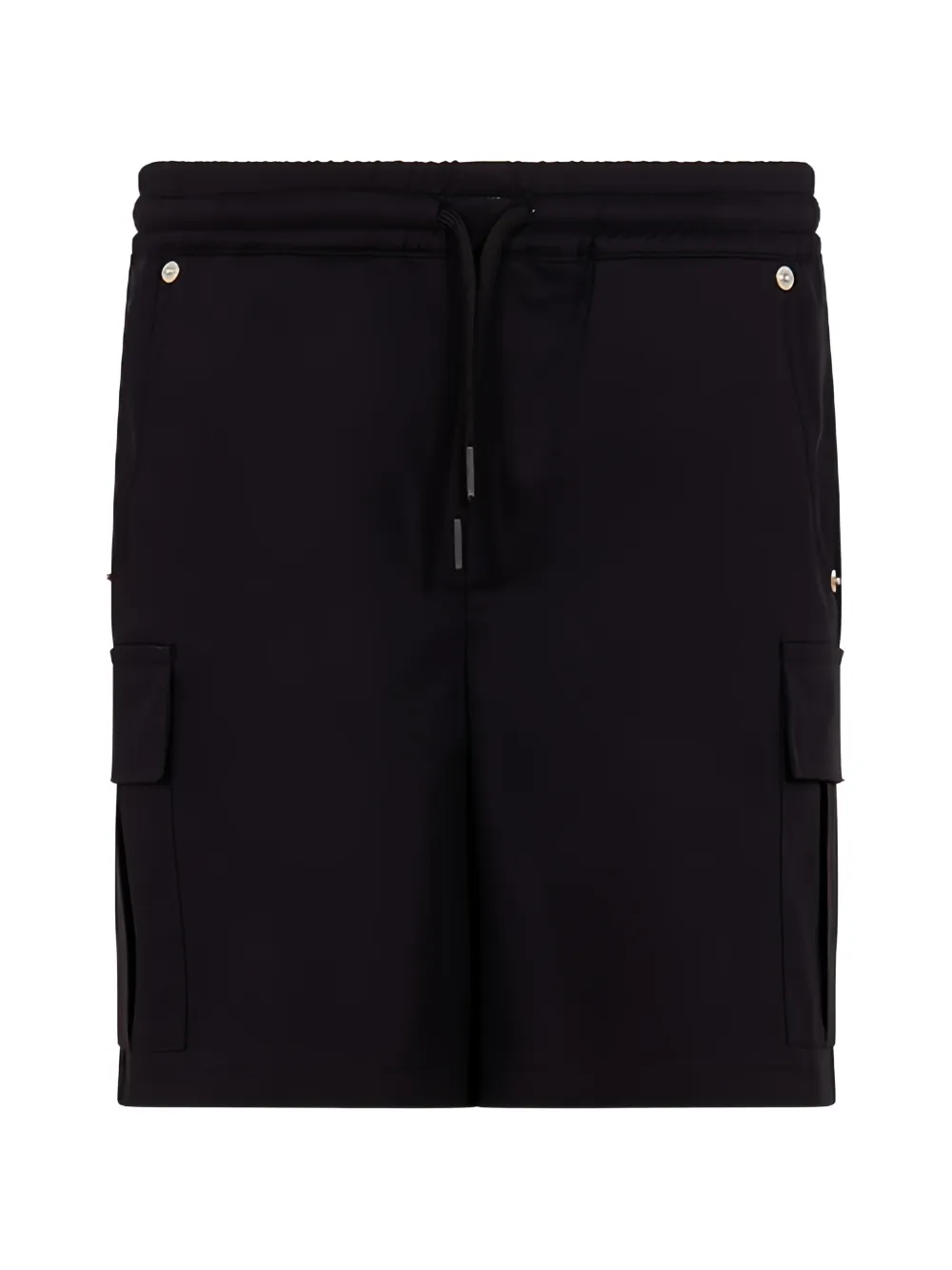 MSGM Kids drawstring-waist bermuda shorts - Nero