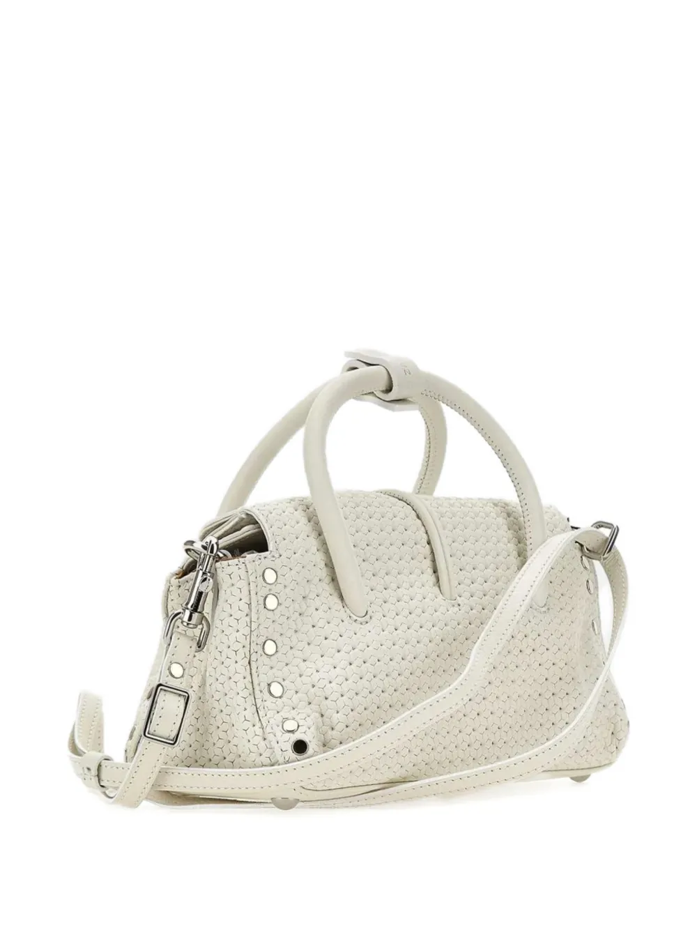 Zanellato Leren shopper Wit