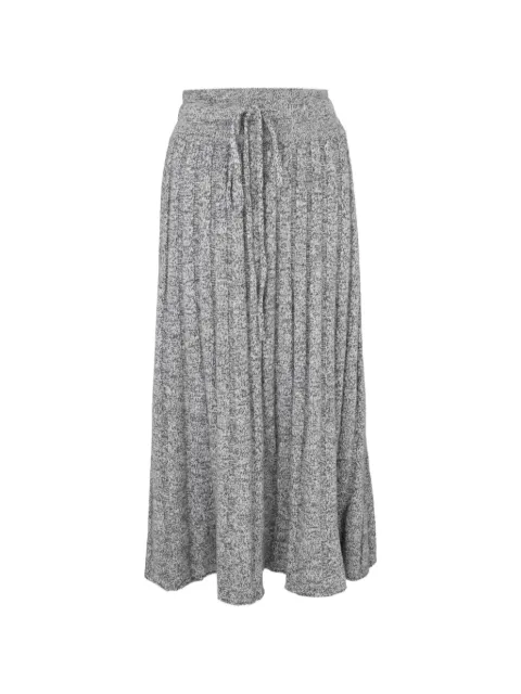 Izaak Azanei midi pleated drawstring skirt