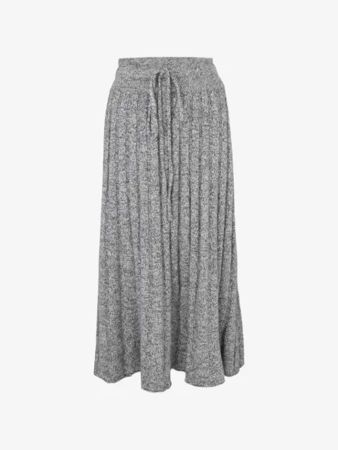 Izaak Azanei midi pleated drawstring skirt