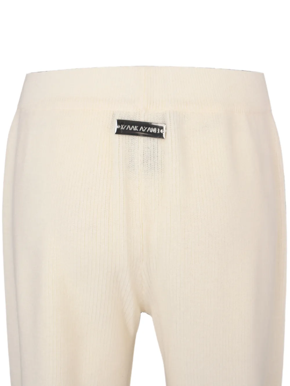 Izaak Azanei Ribgebreide culotte Beige