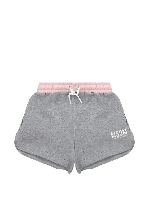 MSGM Kids Shorts mit Kordelzug