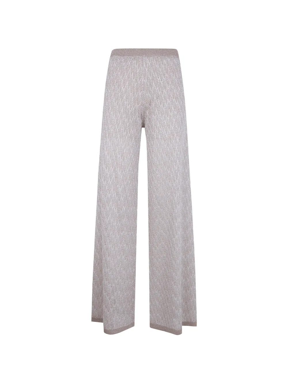 D.Exterior Broek met wijde pijpen Beige