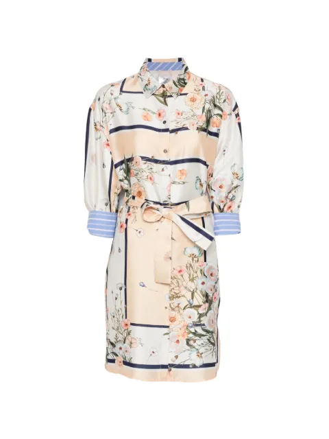 LIU JO striped floral dress