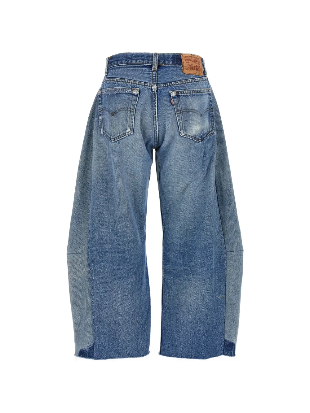  B Sides Customised Levi's Lasso Cotton Jeans - Blue 
