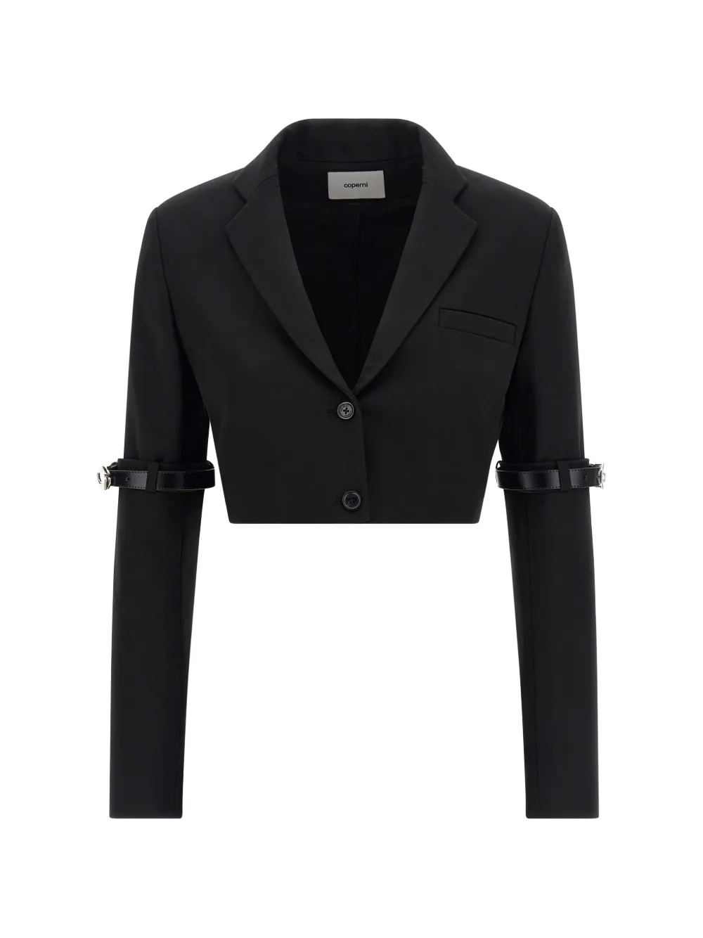 Coperni Hybrid cropped blazer - Nero