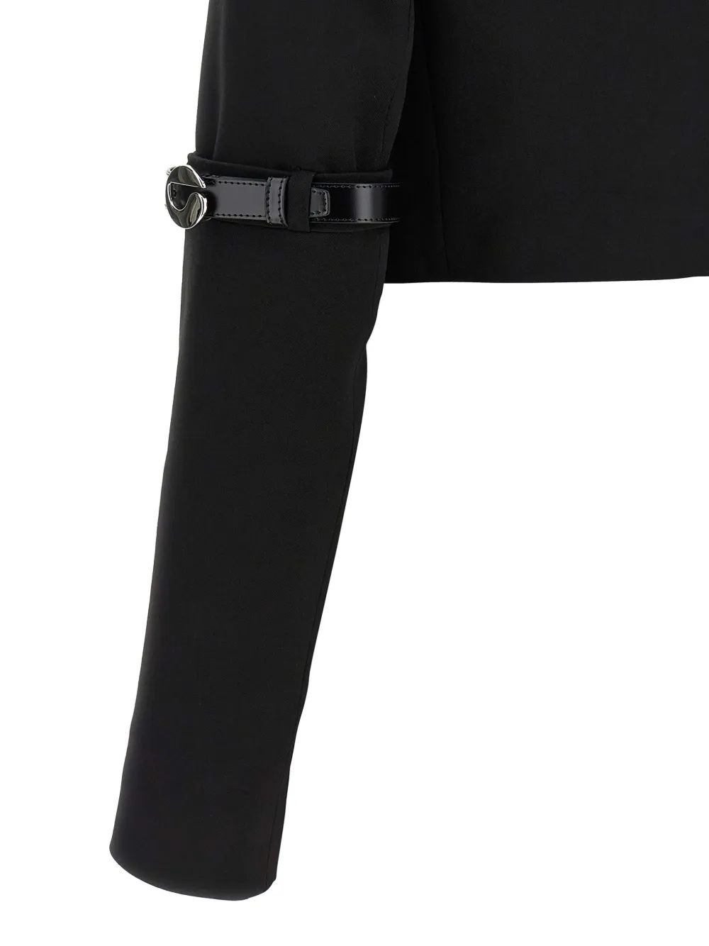 Coperni Hybrid cropped blazer Zwart