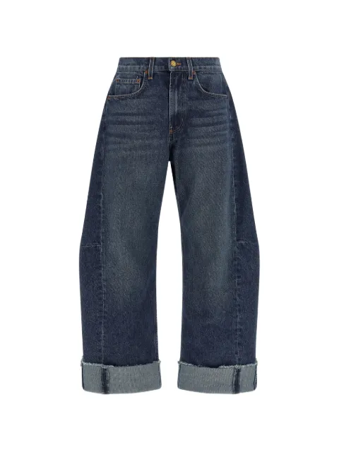 B SIDES  Relaxed Cuffed Lasso cotton jeans