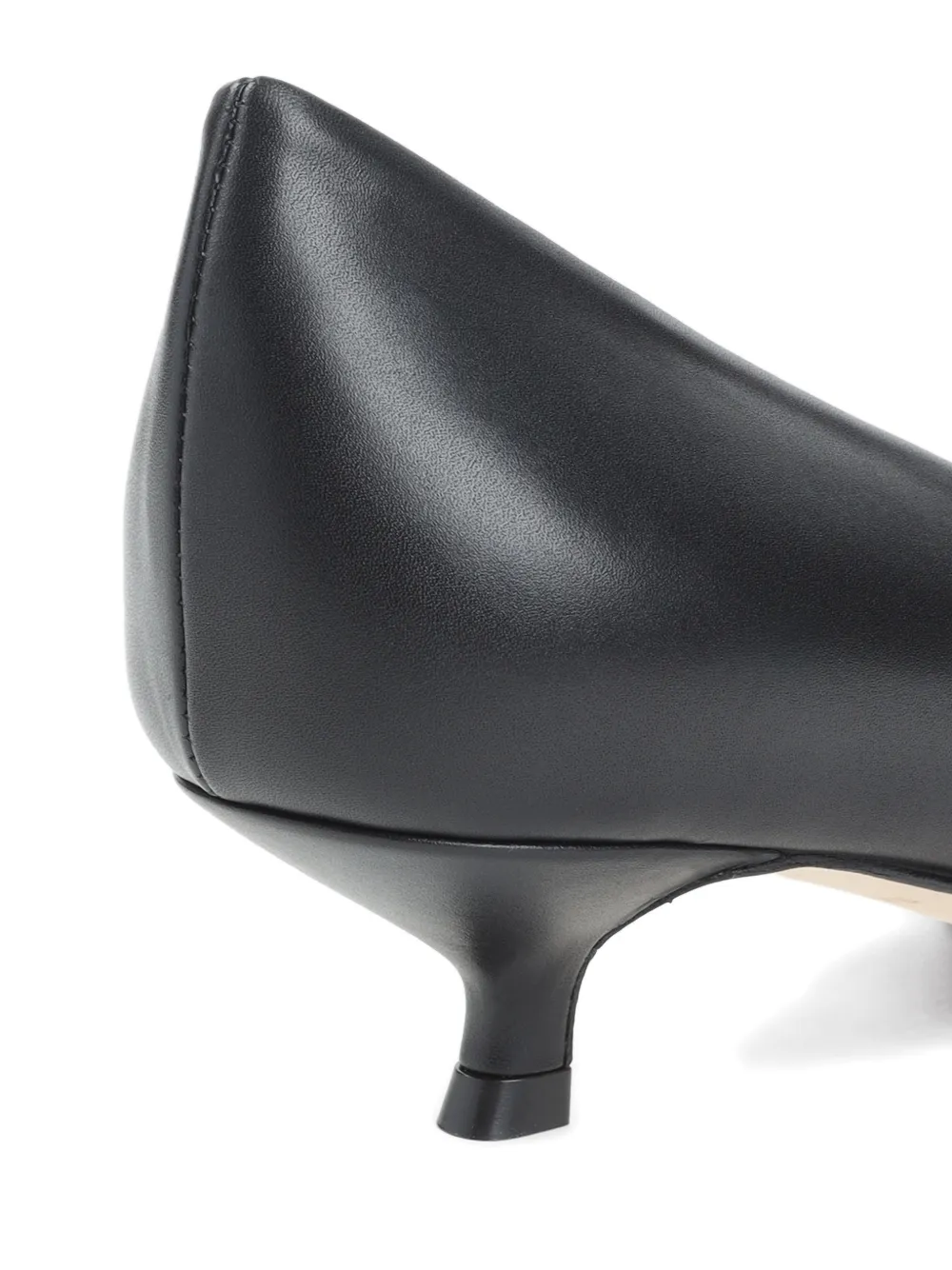 Giorgio Armani Pumps met puntige neus en bandje Zwart