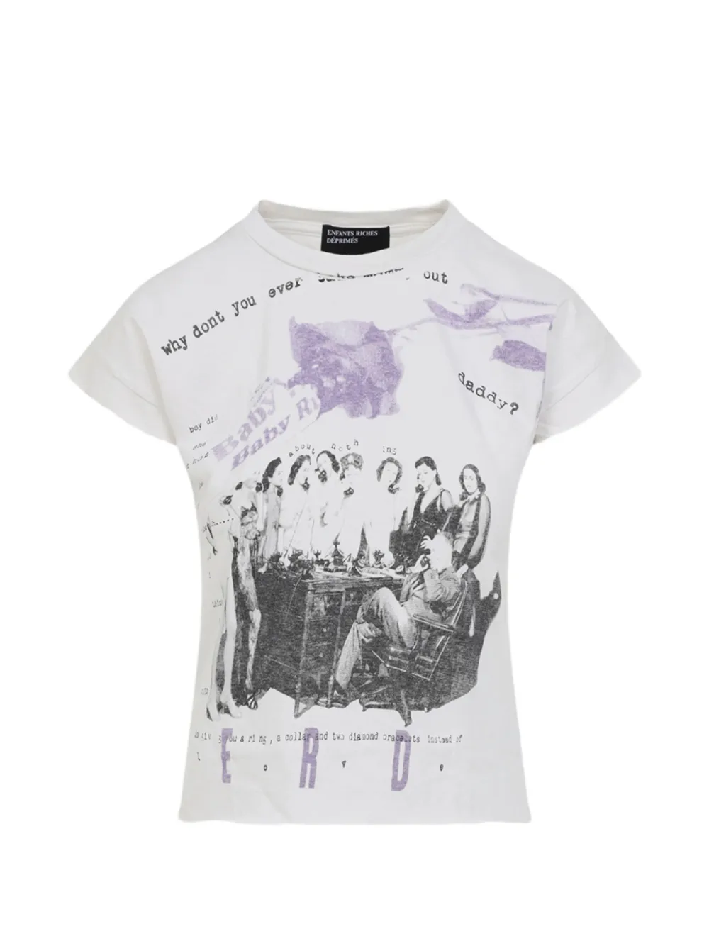 Enfants Riches Déprimés printed T-shirt - Bianco