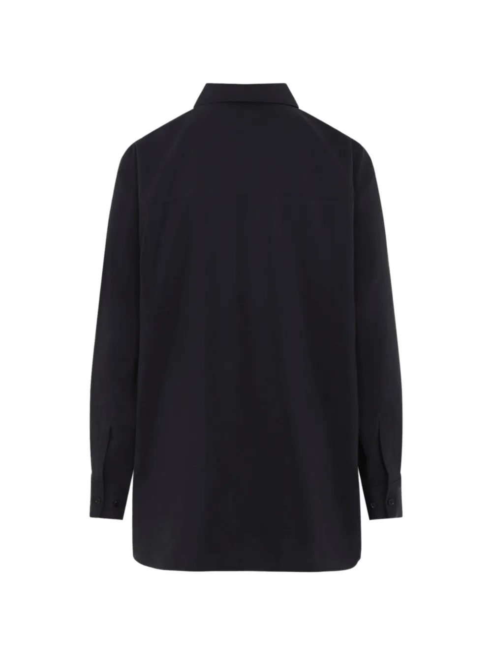 LEMAIRE Lange zijden blouse Zwart