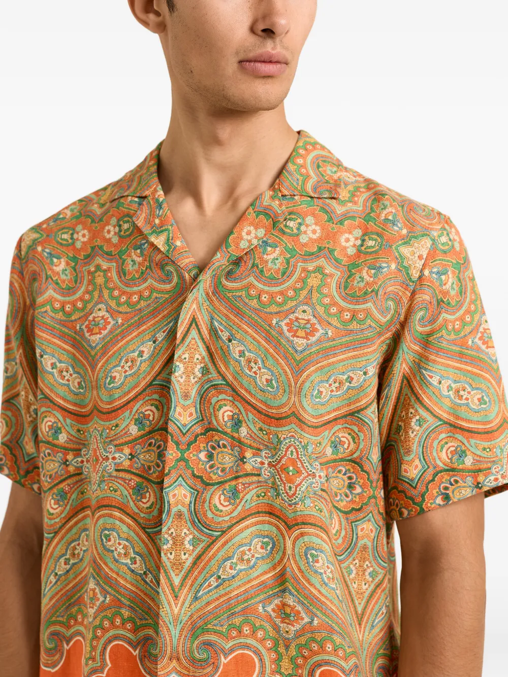 Maitan Paisley-Print Shirt
