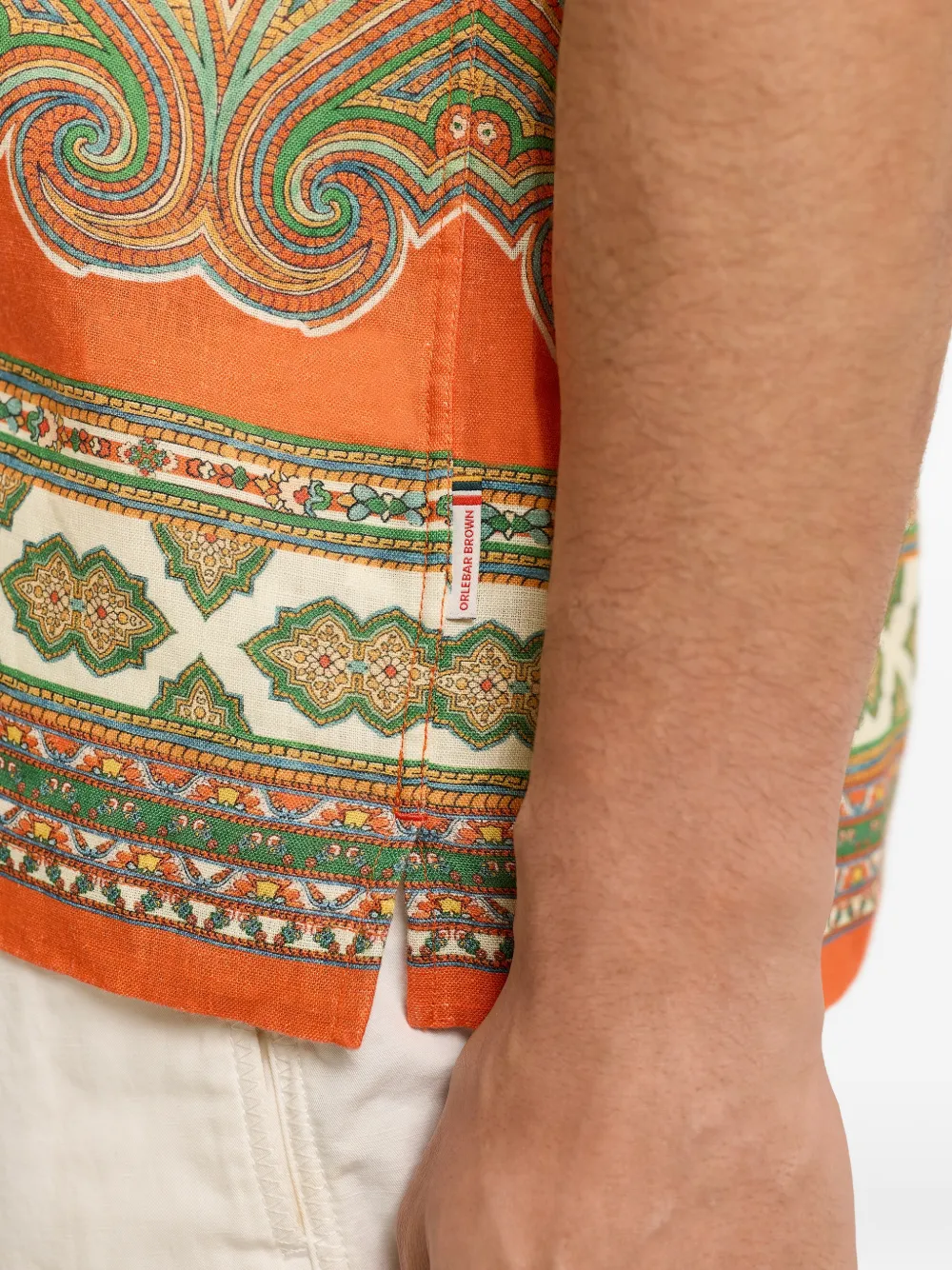 Maitan Paisley-Print Shirt